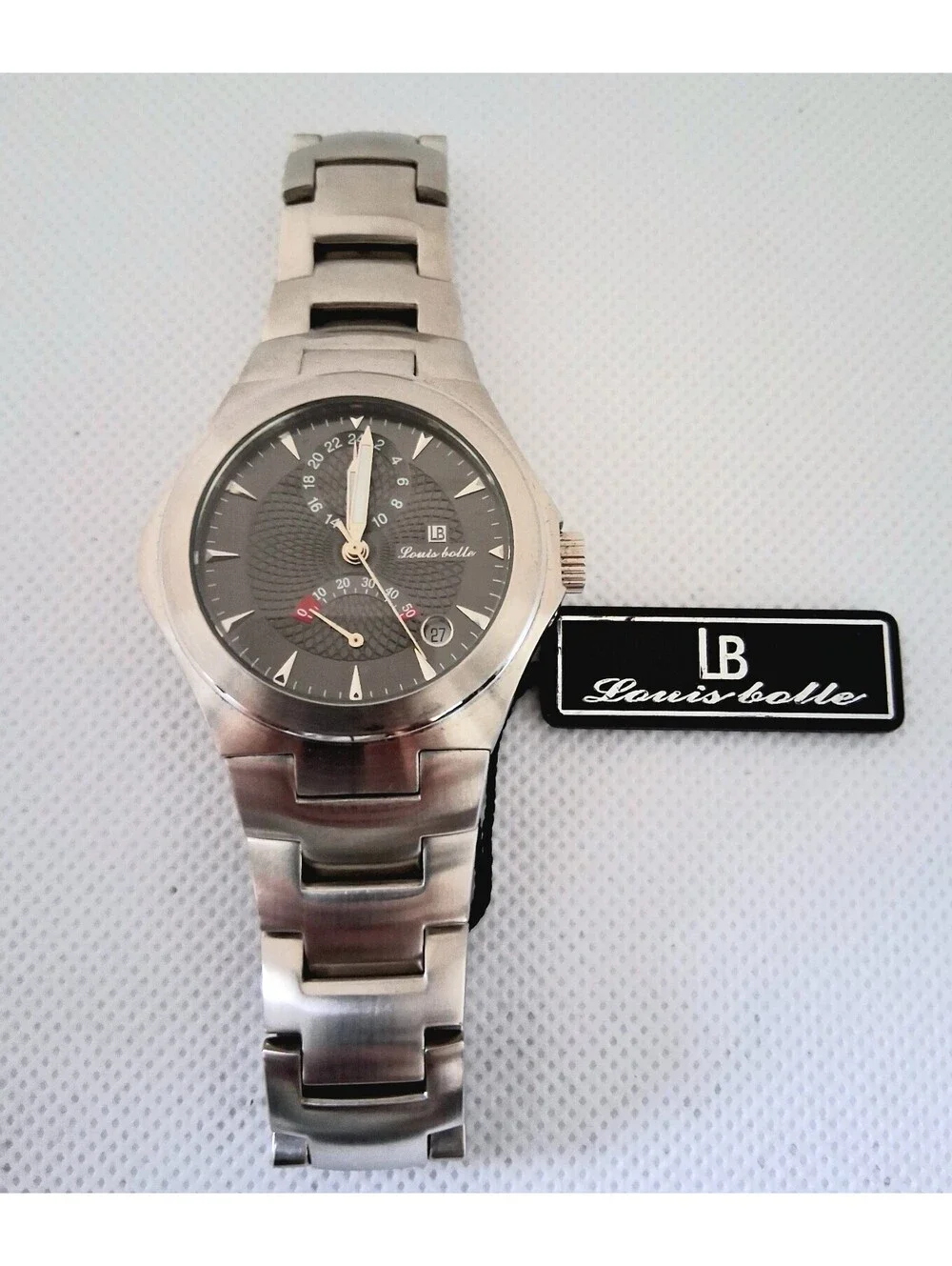 NEW IN BOX Rare Louis Bolle SS 5977-2560 Automatic Men's Swiss Watch